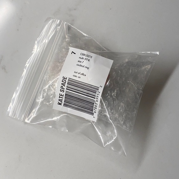 NWT Kate Spade Cocktail Ring Out of Office Sz 7 - Picture 10 of 10